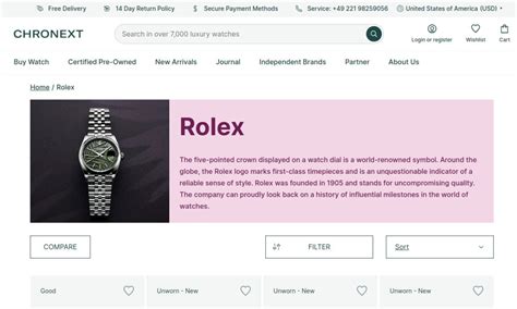 chronext rolex konzessionär|chronext official site.